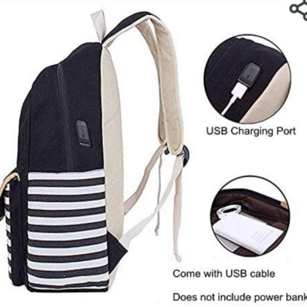 Lightweight Backpack With USB Charging - Picture 5 of 7